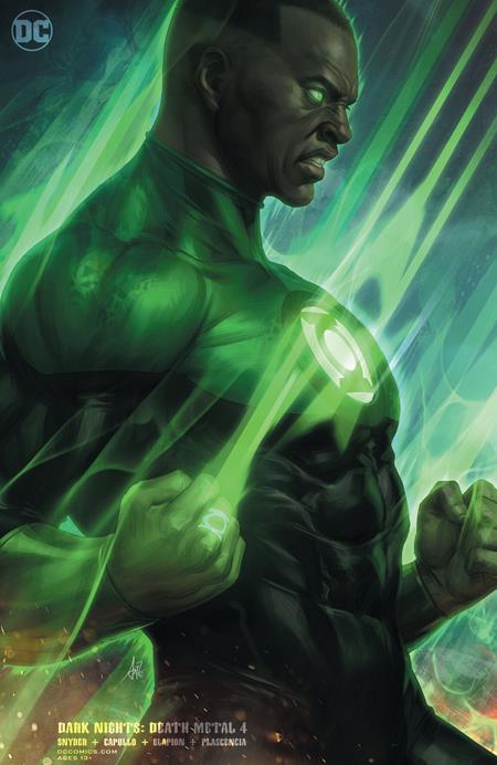 Dark Nights Death Metal #4 (Of 7) D DC 2020 NM Stanley Artgerm Lau Green Lantern John Stewart Variant