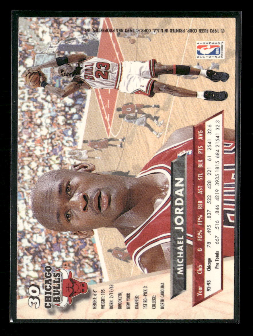 1993-94 Ultra Michael Jordan #30 - Image 2