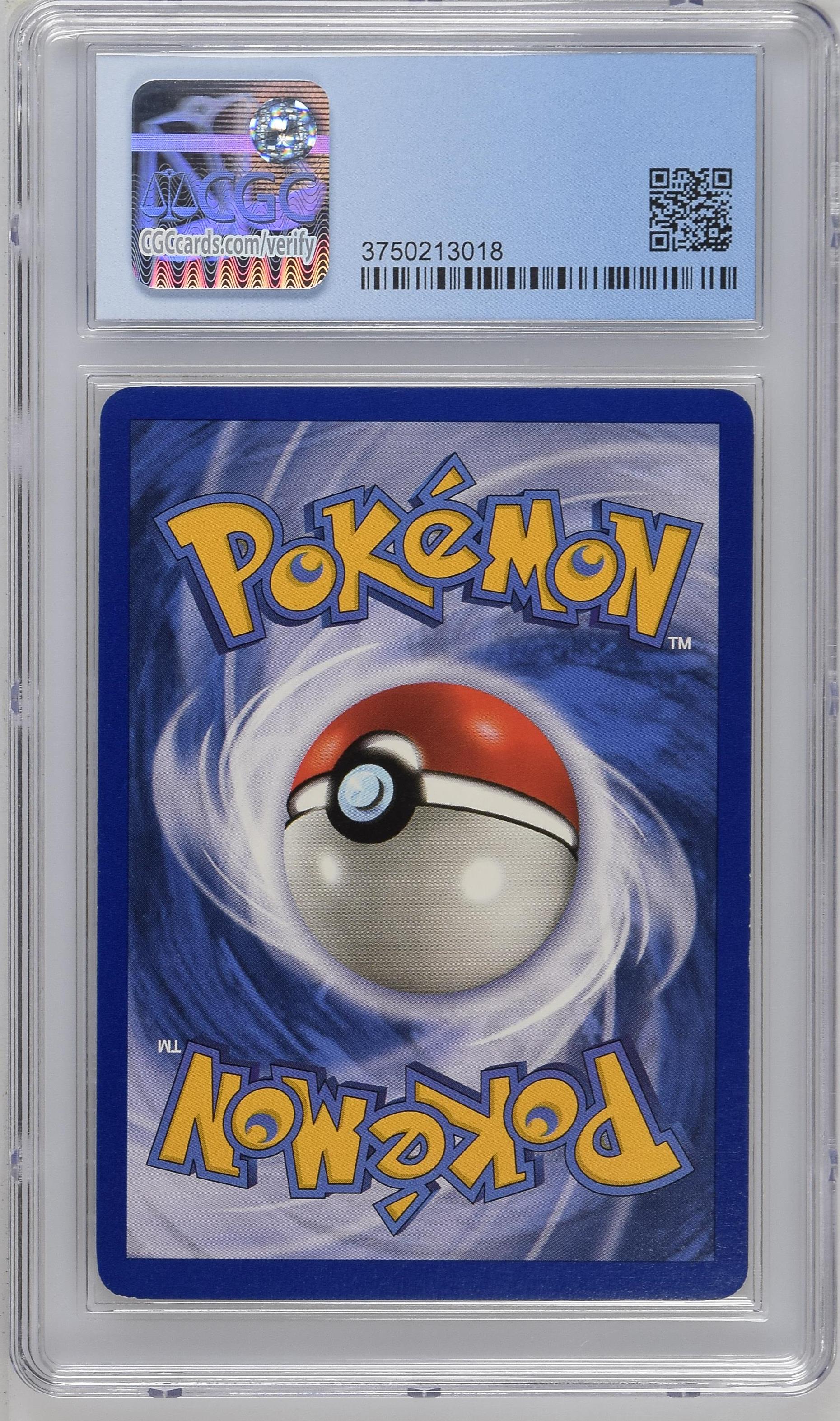 1999 Base Set Poliwrath 8 CGC #13/102 - Image 2