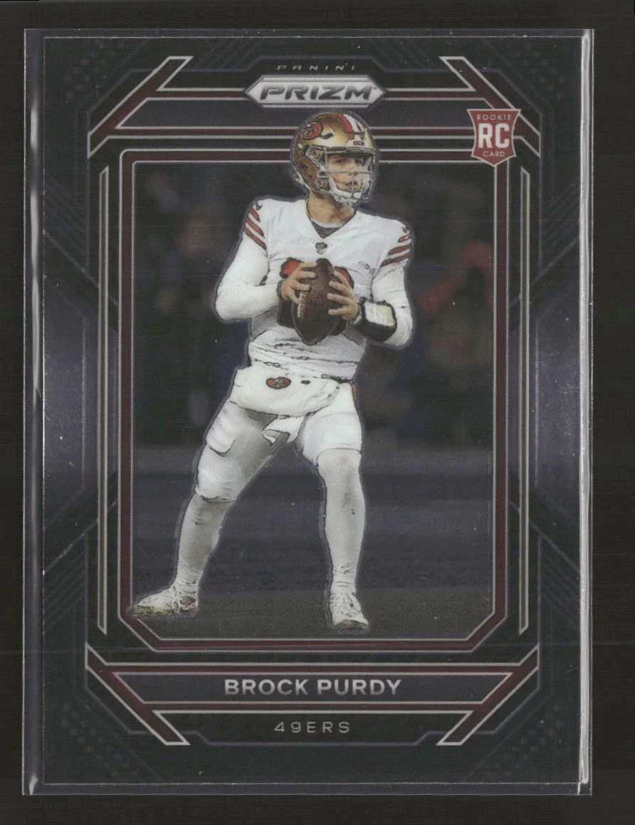 2022 Panini Chronicles Prizm Black Brock Purdy #PB-8