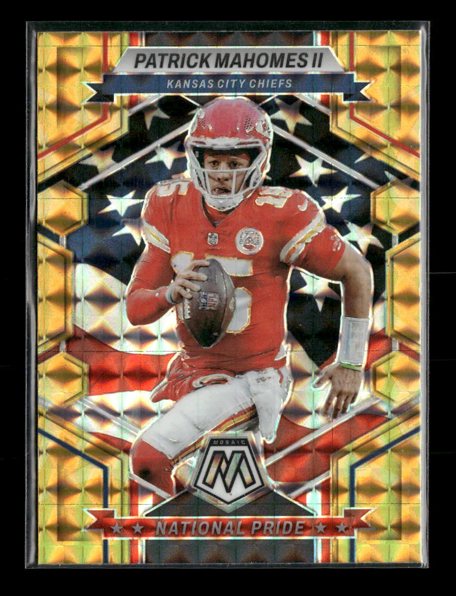 2023 Panini Mosaic Reactive Yellow Mosaic Patrick Mahomes II #251