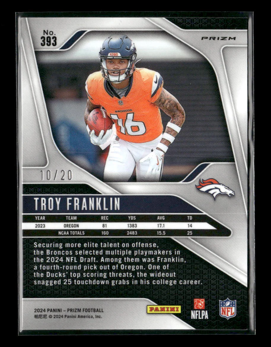 2023 Panini Select Draft Picks Choice Red #/20 Mark Andrews #72 - Image 2