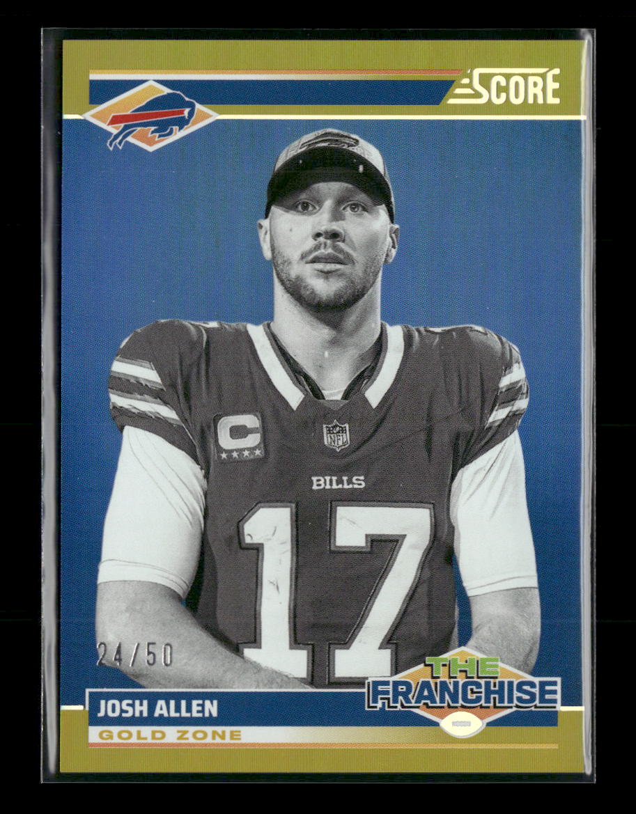 2023 Score The Franchise Gold Proof #/50 Josh Allen #4