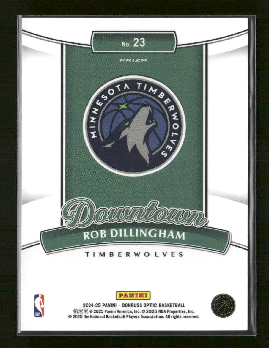 2024-25 Donruss Optic Downtown Rob Dillingham #23 - Image 2