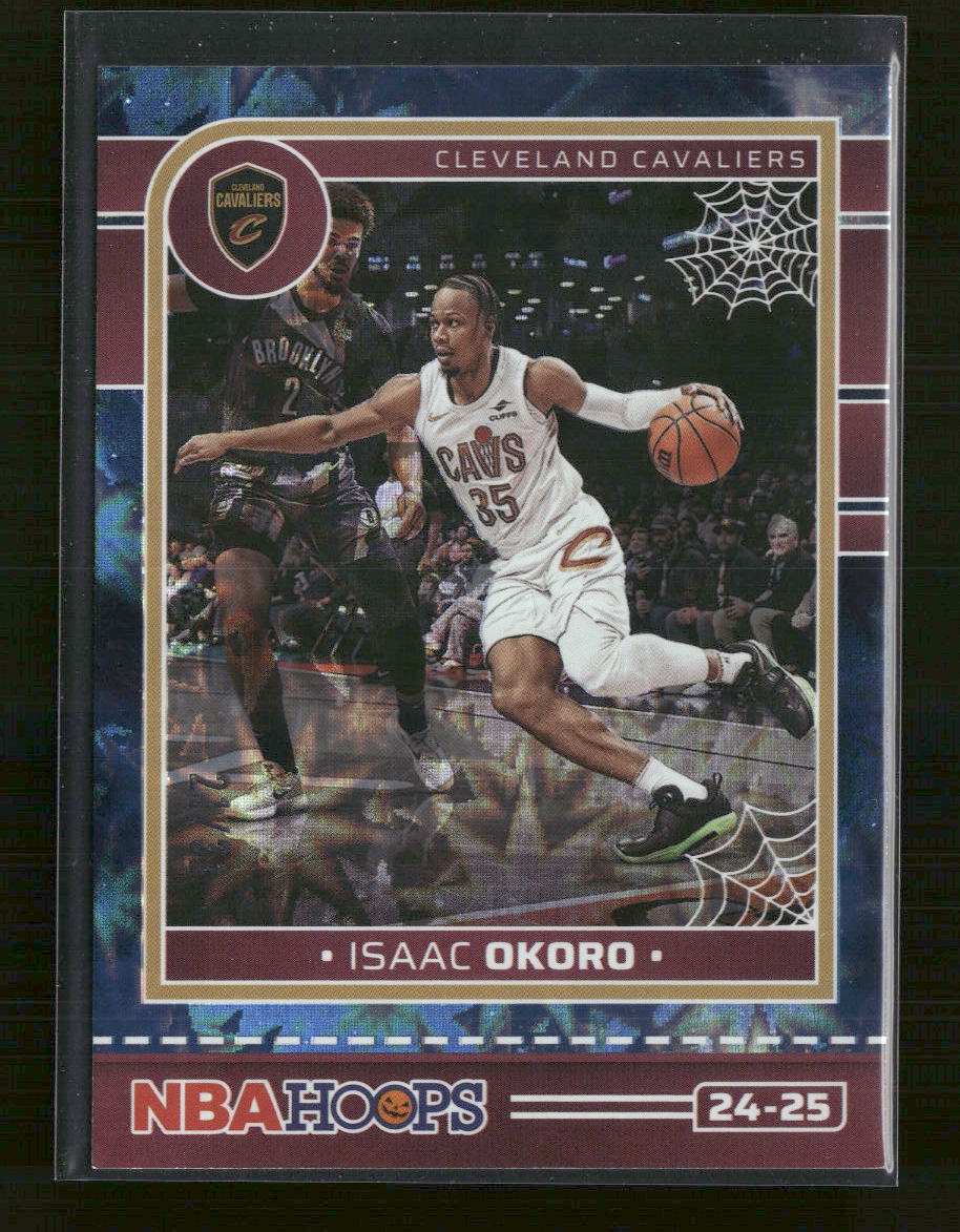 2024-25 Hoops Haunted Hoops Holo Webs #/31 Isaac Okoro #226