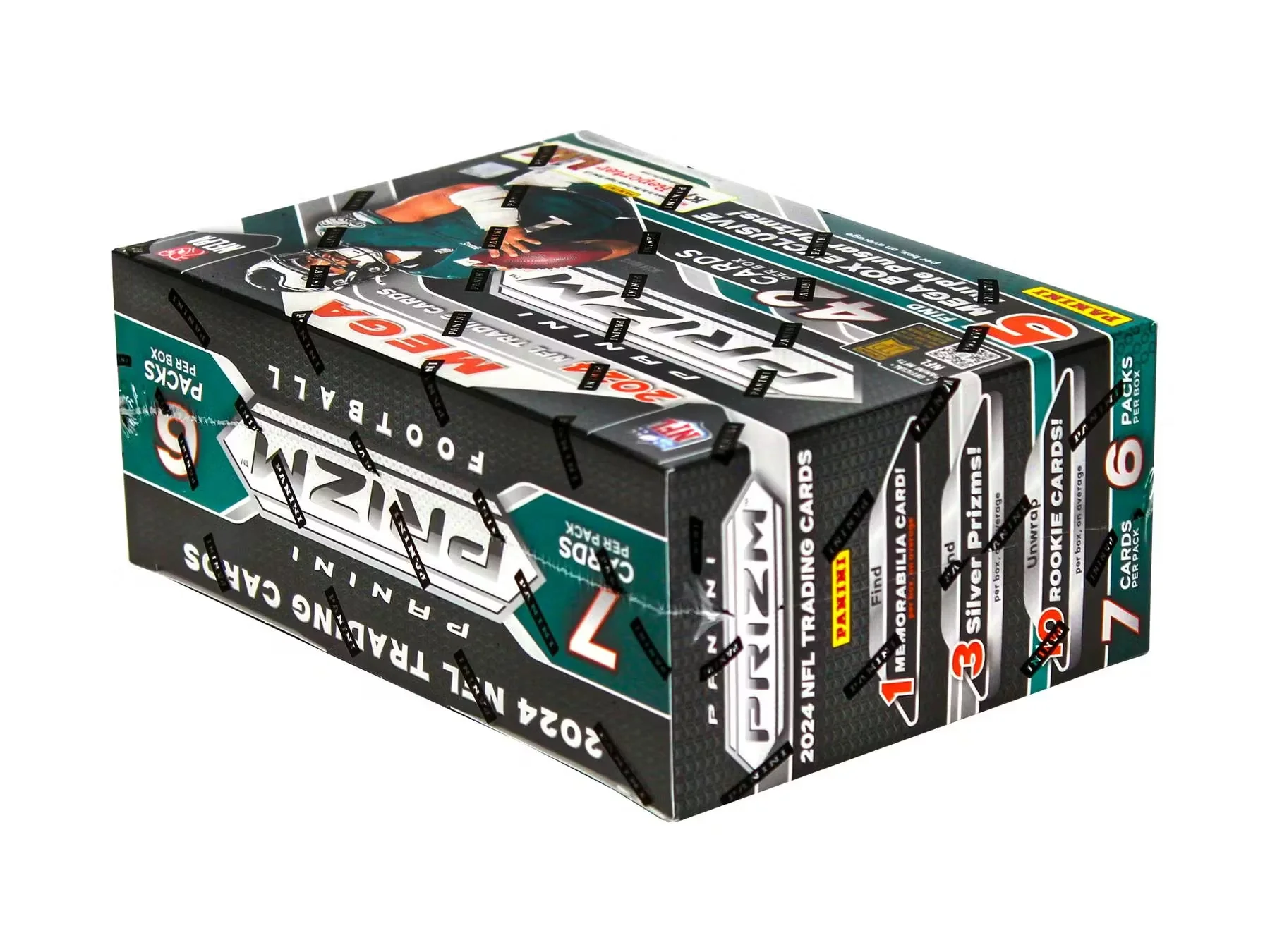 2024 Panini Prizm Football Hobby Mega Box (Purple Pulsar Prizms!) - Image 2