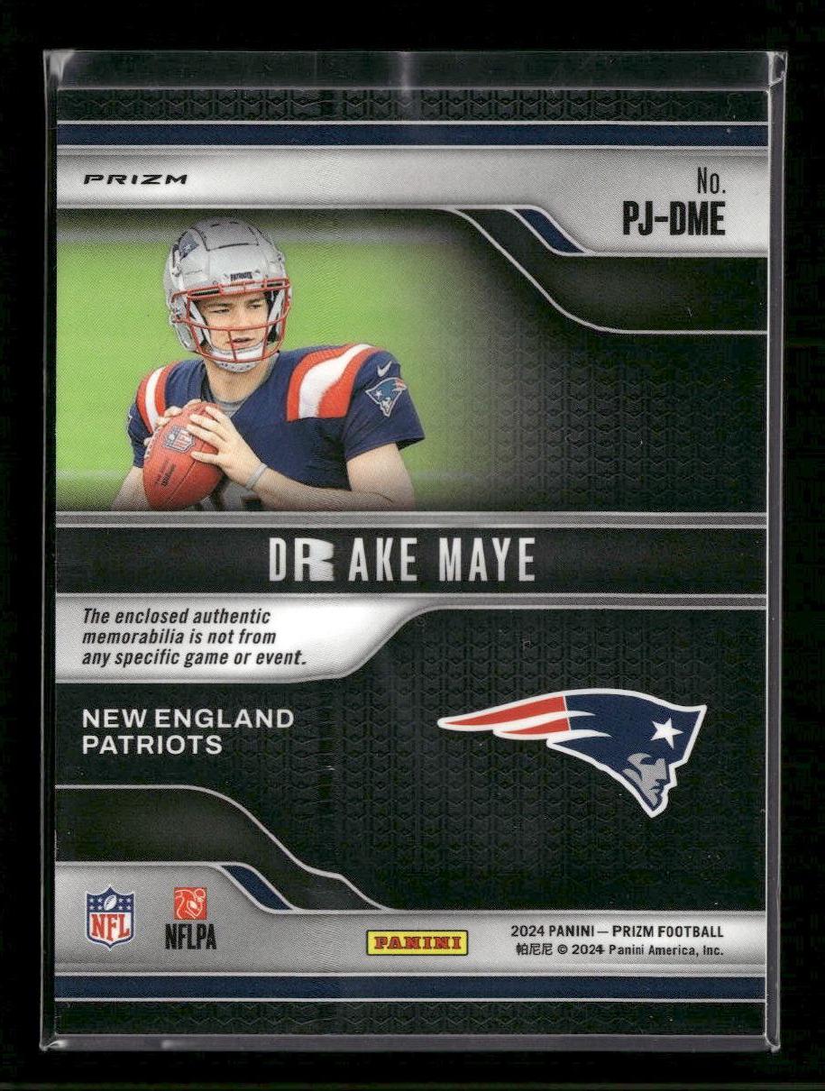 2024 Panini Prizm Premier Jerseys Drake Maye #PJ-DME - Image 2