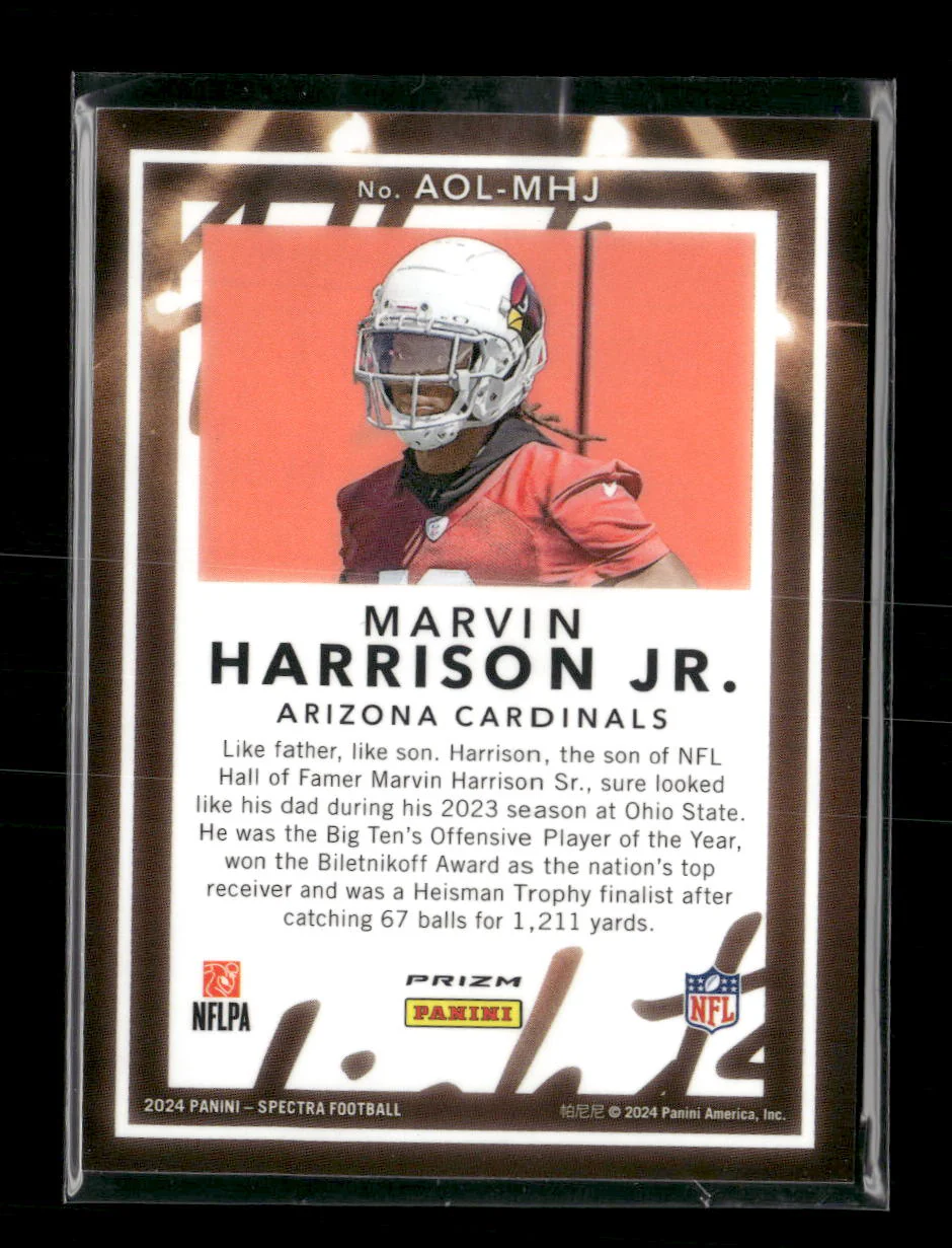 2024 Panini Spectra All of the Lights Marvin Harrison Jr. #AOL-MHJ - Image 2
