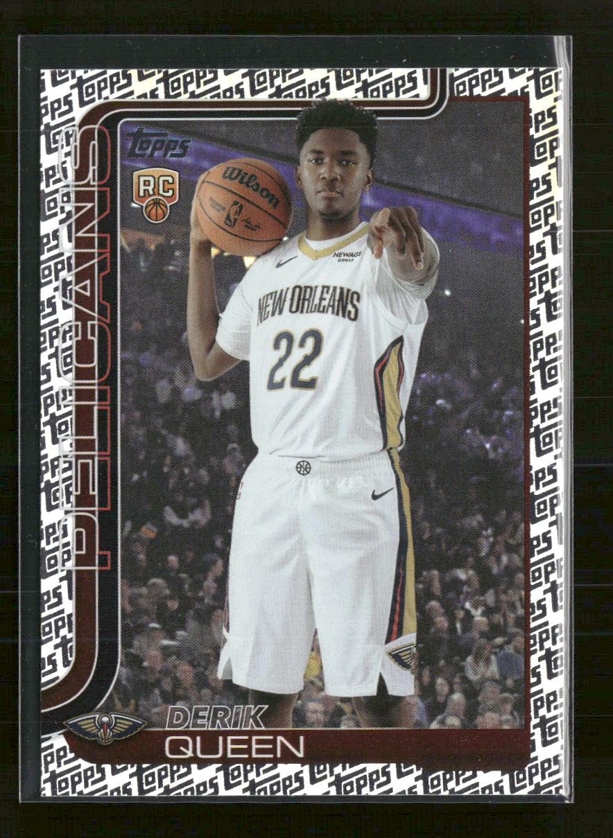 2025-26 Topps - Topps Foil Pattern Derik Queen Rookie #213