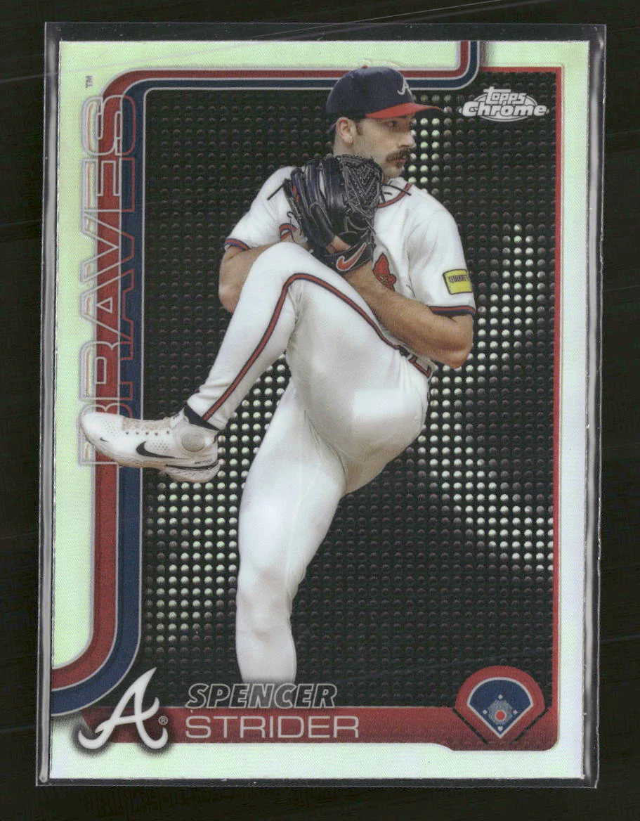 2025 Topps Chrome Lightboard Logo Spencer Strider #46