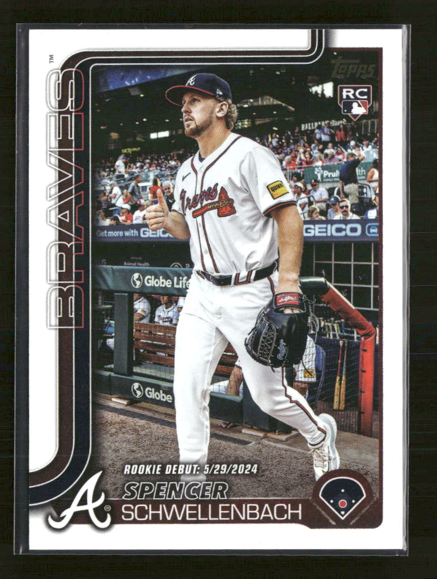 2025 Topps Update Golden Mirror Variations Spencer Schwellenbach #US327