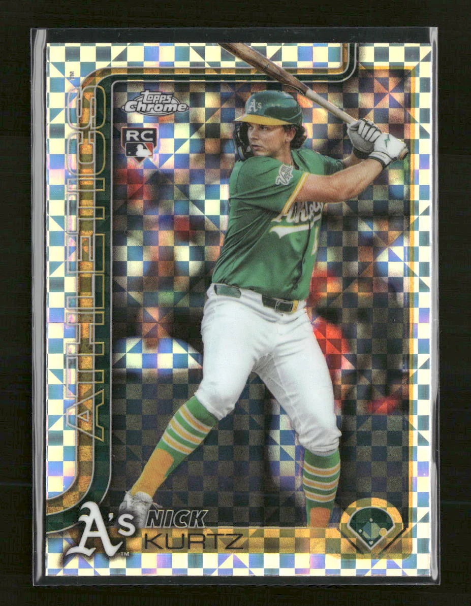 2025 Topps Update Holo Foil Nick Kurtz X-Factor Rookie #US201