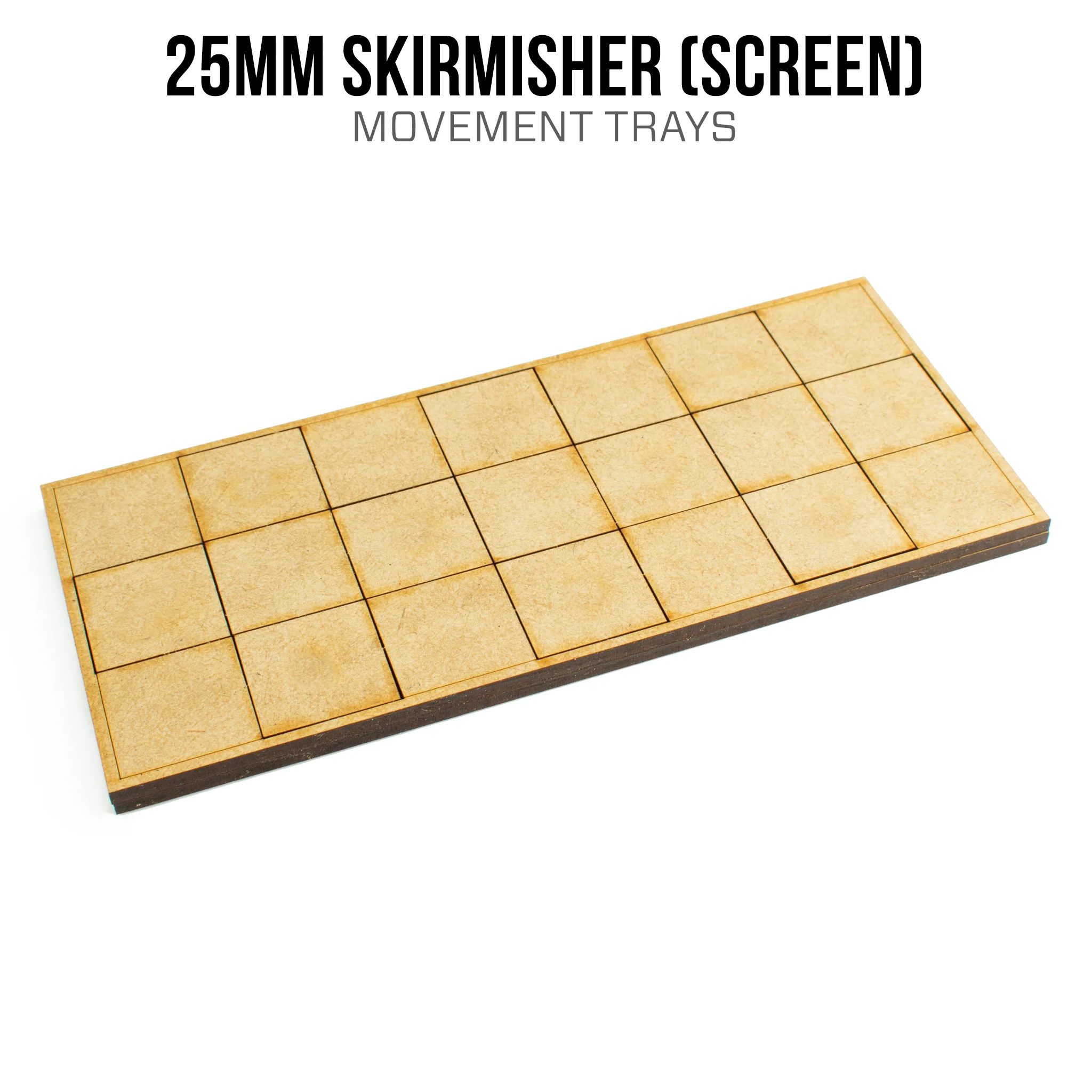 25mm Skirmisher (Screen) Movement Trays - Image 3