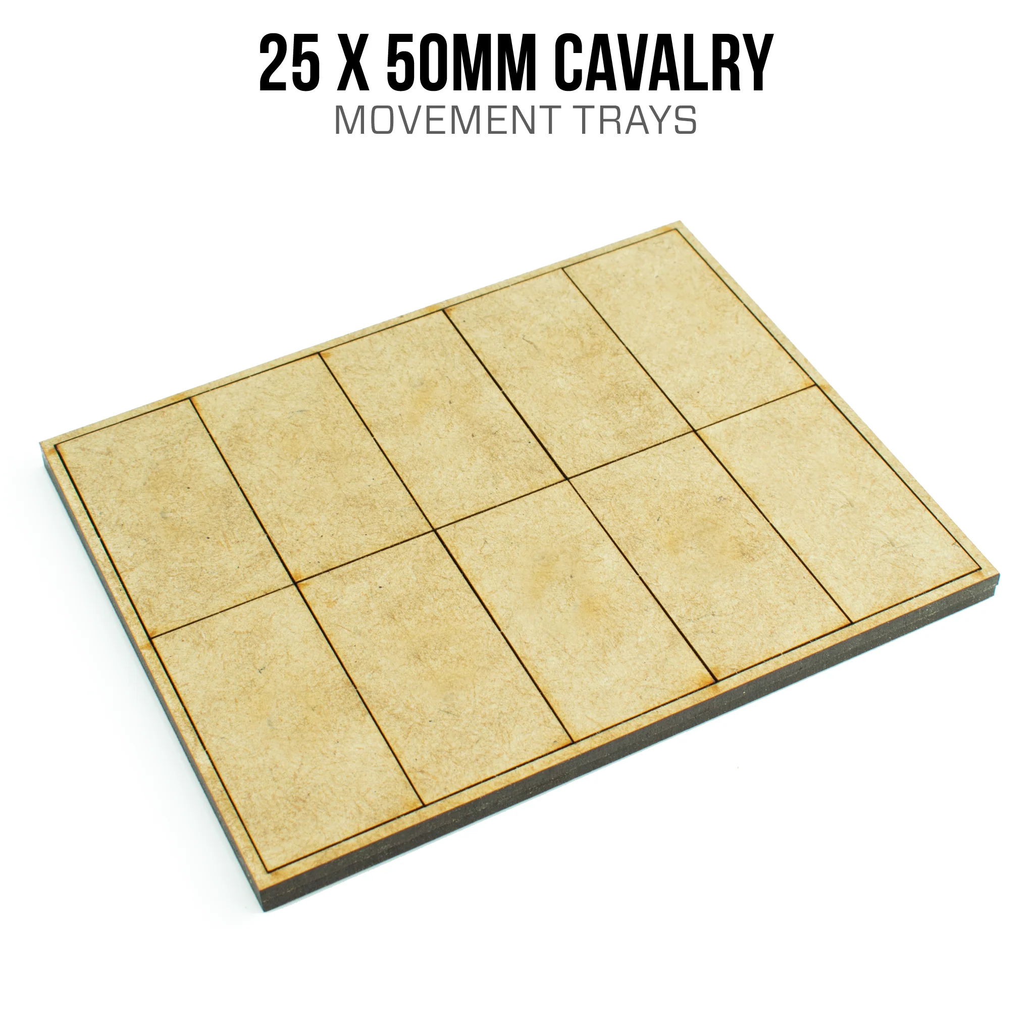 25mm x 50mm Cavalry Movement Trays - Image 2