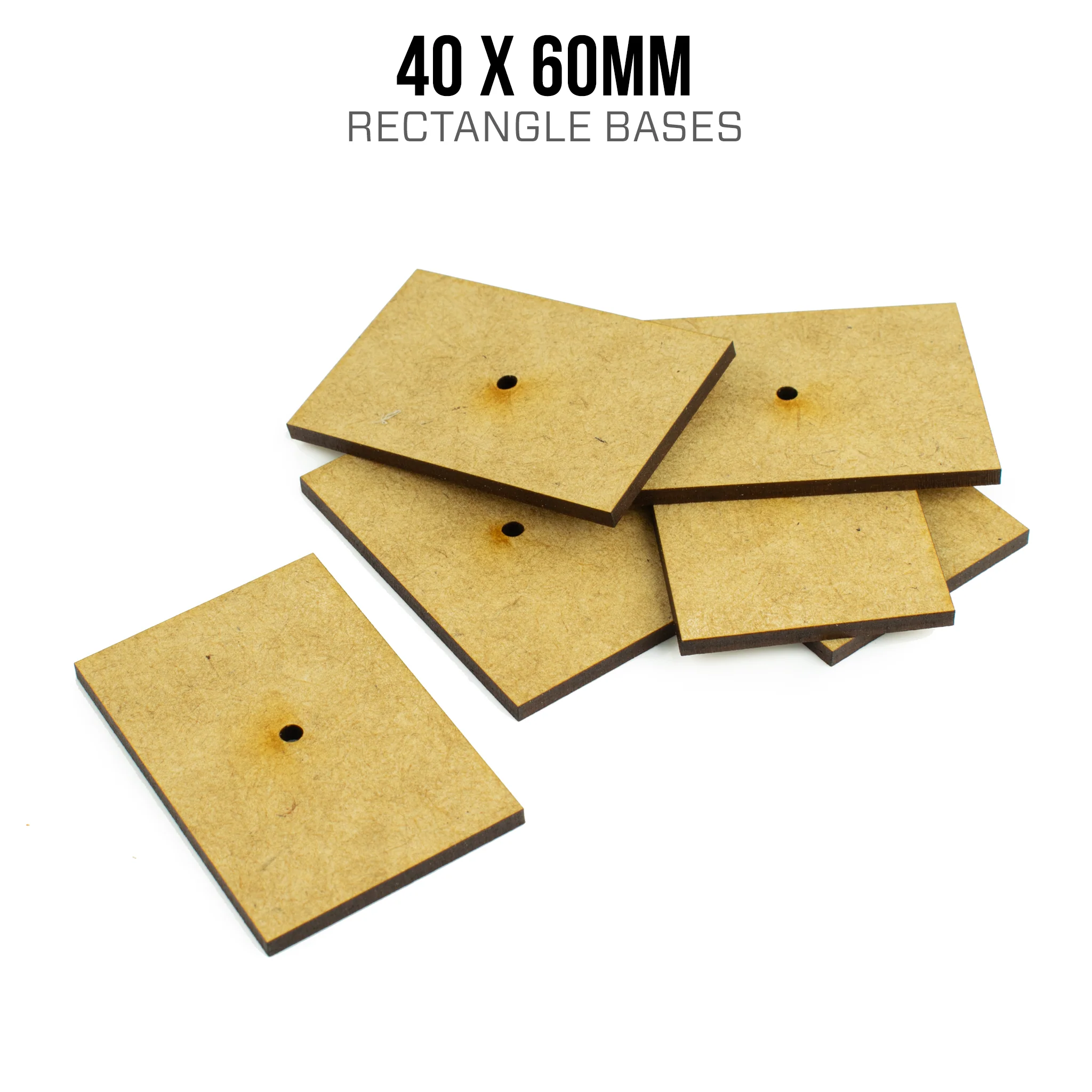 40 x 60mm Rectangle Bases - Image 2