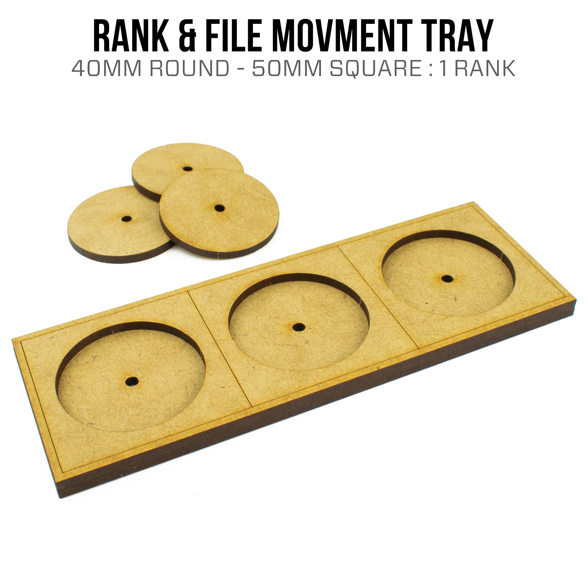 40mm Circle (50mm Square) Movement Trays - Image 2