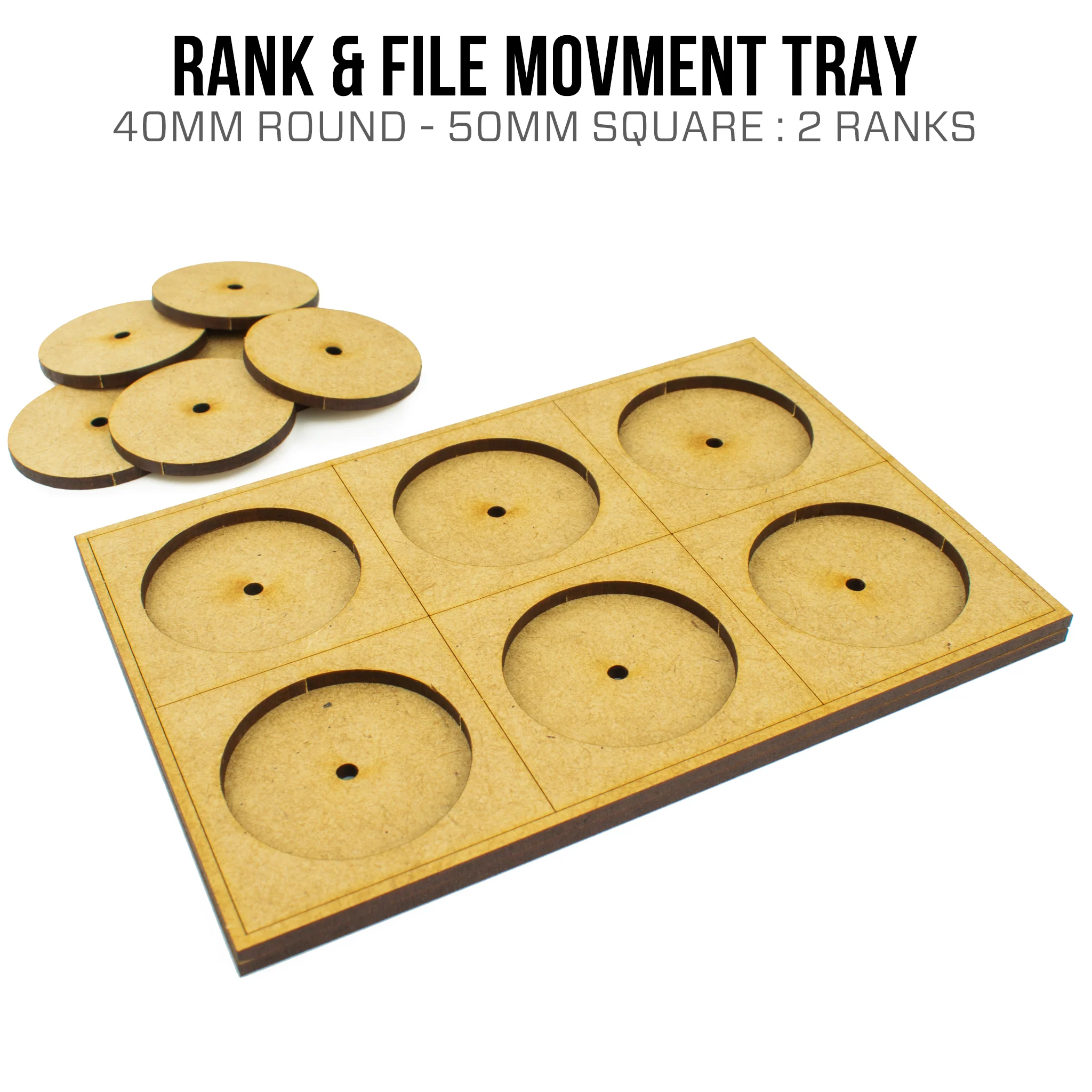 40mm Circle (50mm Square) Movement Trays - Image 3