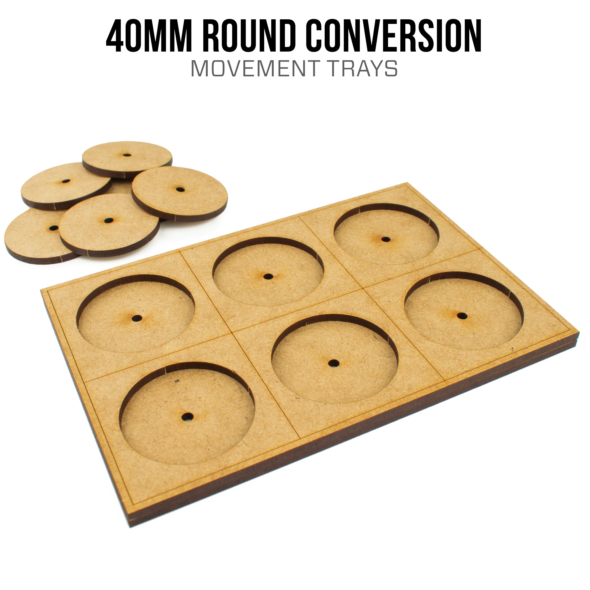40mm Round Conversion Trays - Image 2