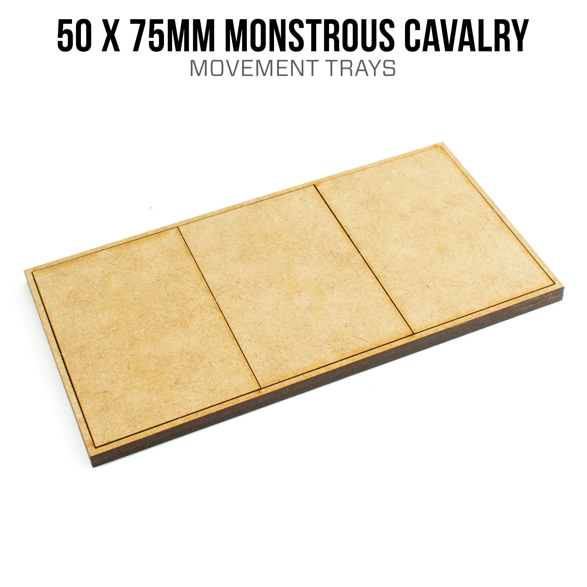 50mm x 75mm Monstrous Cavalry Trays - Image 2
