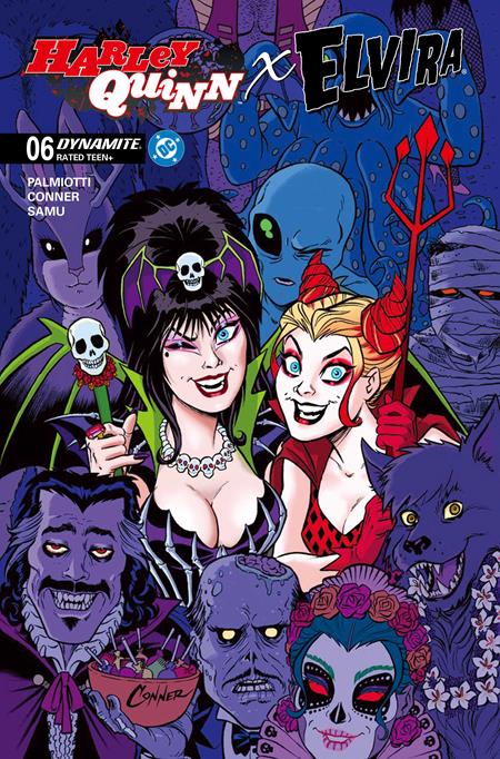 Harley Quinn X Elvira #6 A Amanda Conner Party (04/22/2026) Dynamite