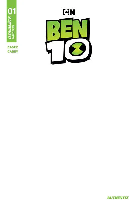 Ben 10 #1 F Blank Authentix Variant (05/06/2026) Dynamite