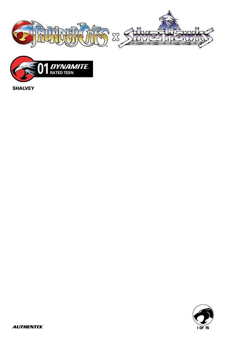 Thundercats X Silverhawks #1 F Blank Authentix Variant (04/08/2026) Dynamite