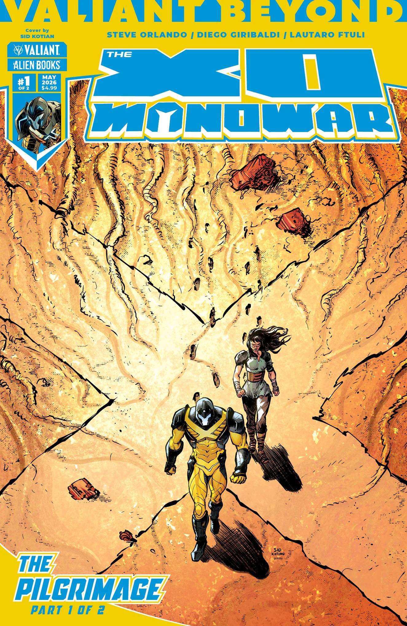 Valiant Beyond The X-O Manowar #9 The Pilgrimage #1 A Kotian (05/13/2026) Idw