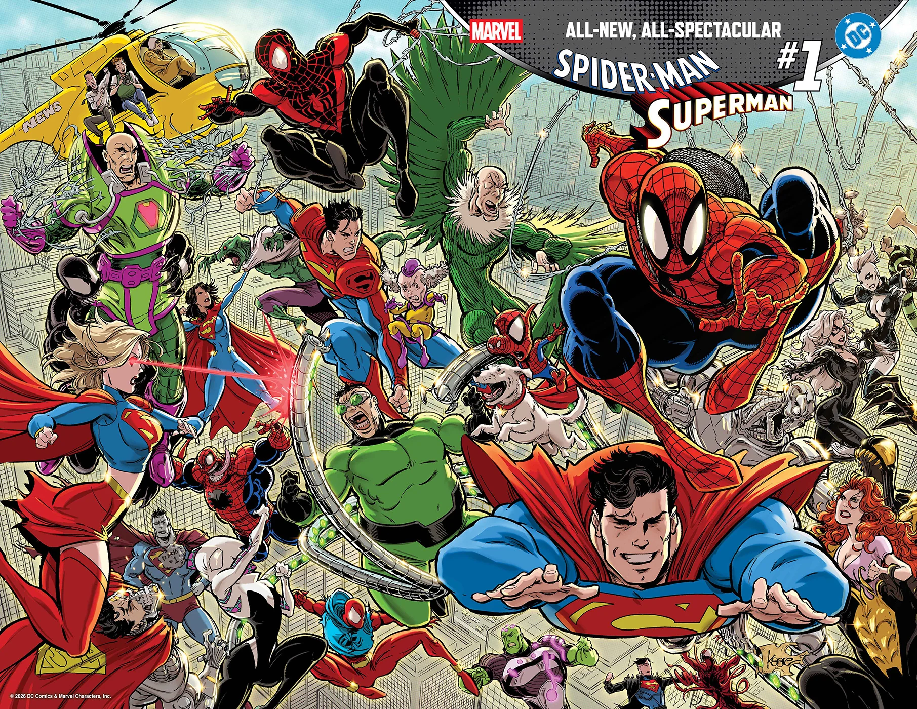 Marvel Dc Spider-Man Superman #1 I Kaare Andrews Wraparound Variant (04/22/2026) Marvel