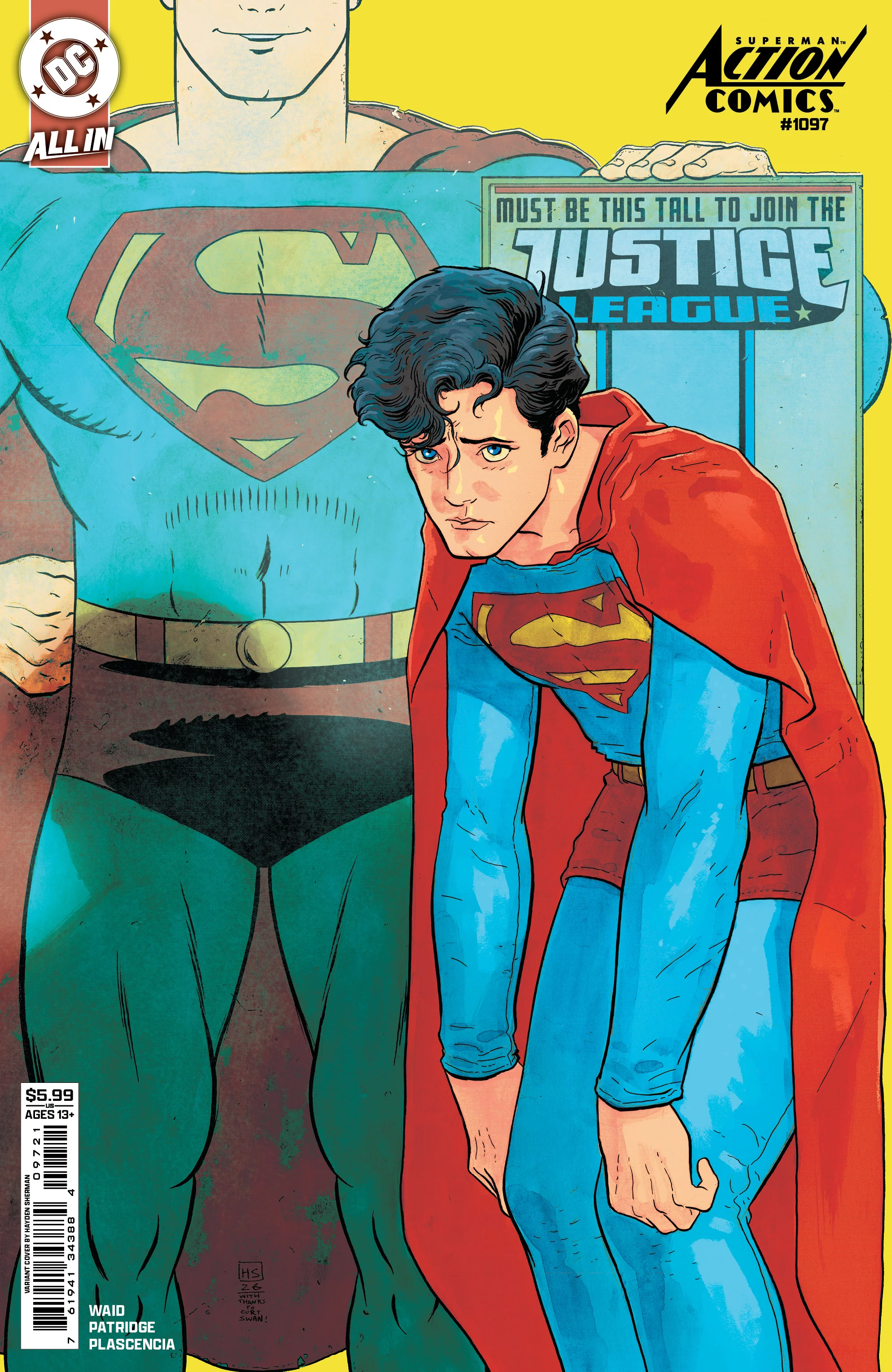 Action Comics #1097 B Hayden Sherman Variant (The Reign Of The Superboys) (04/08/2026) Dc