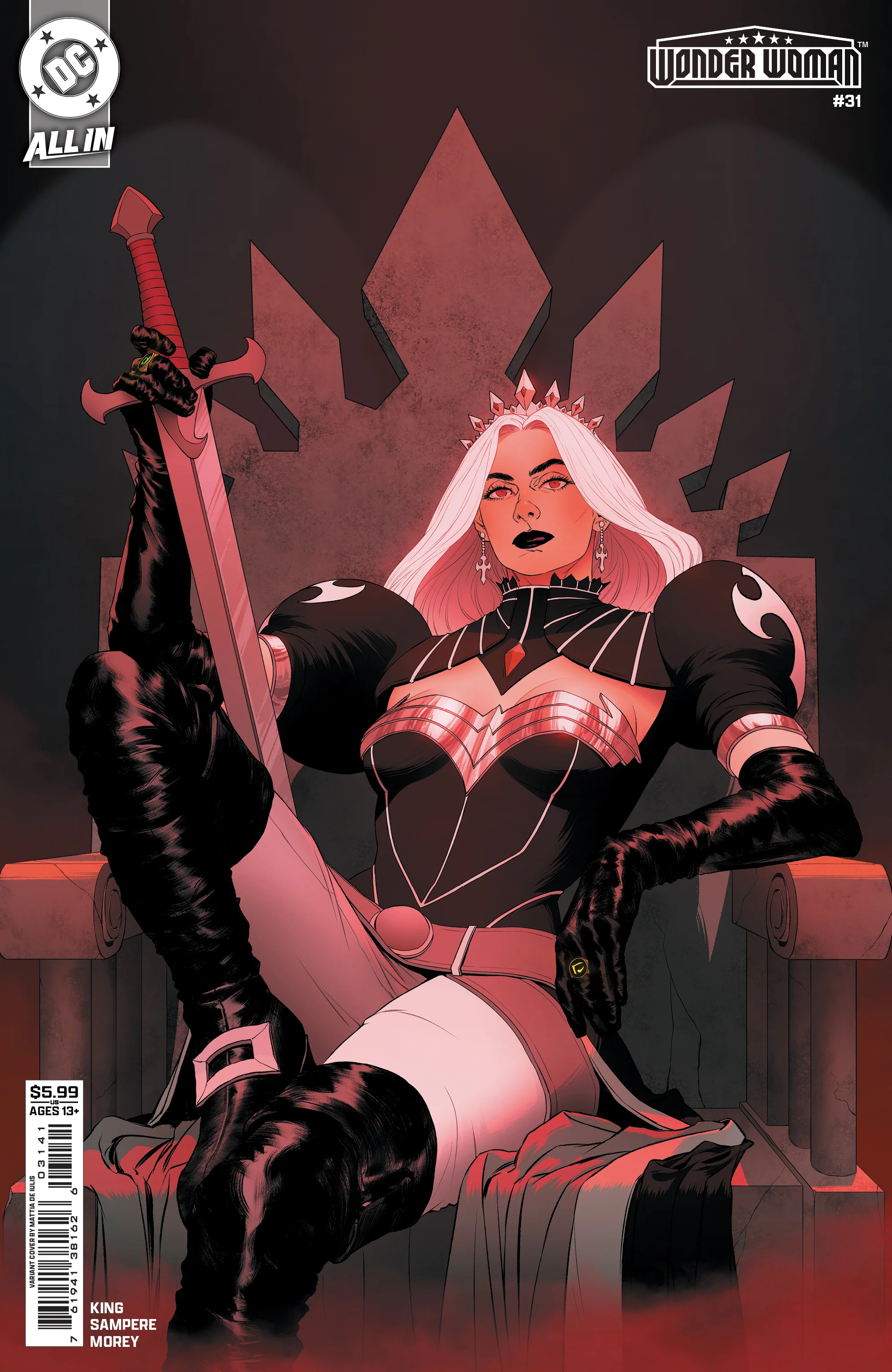 Wonder Woman #31 D Mattia De Iulis Variant (03/18/2026) Dc