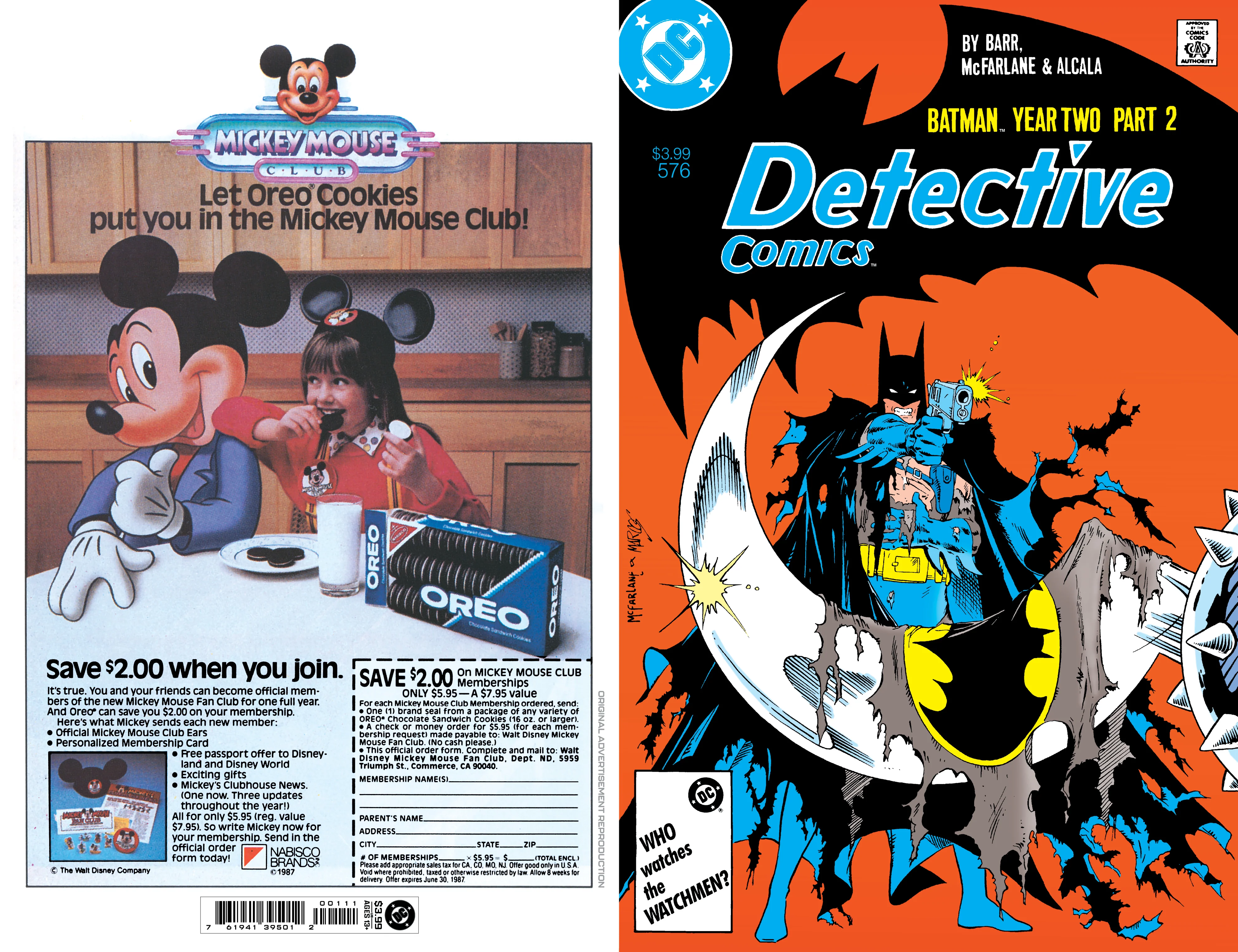 Detective Comics #576 Facsimile Edition A Todd Mcfarlane (Year Two Part 2 Of 4) (03/18/2026) Dc - Image 2