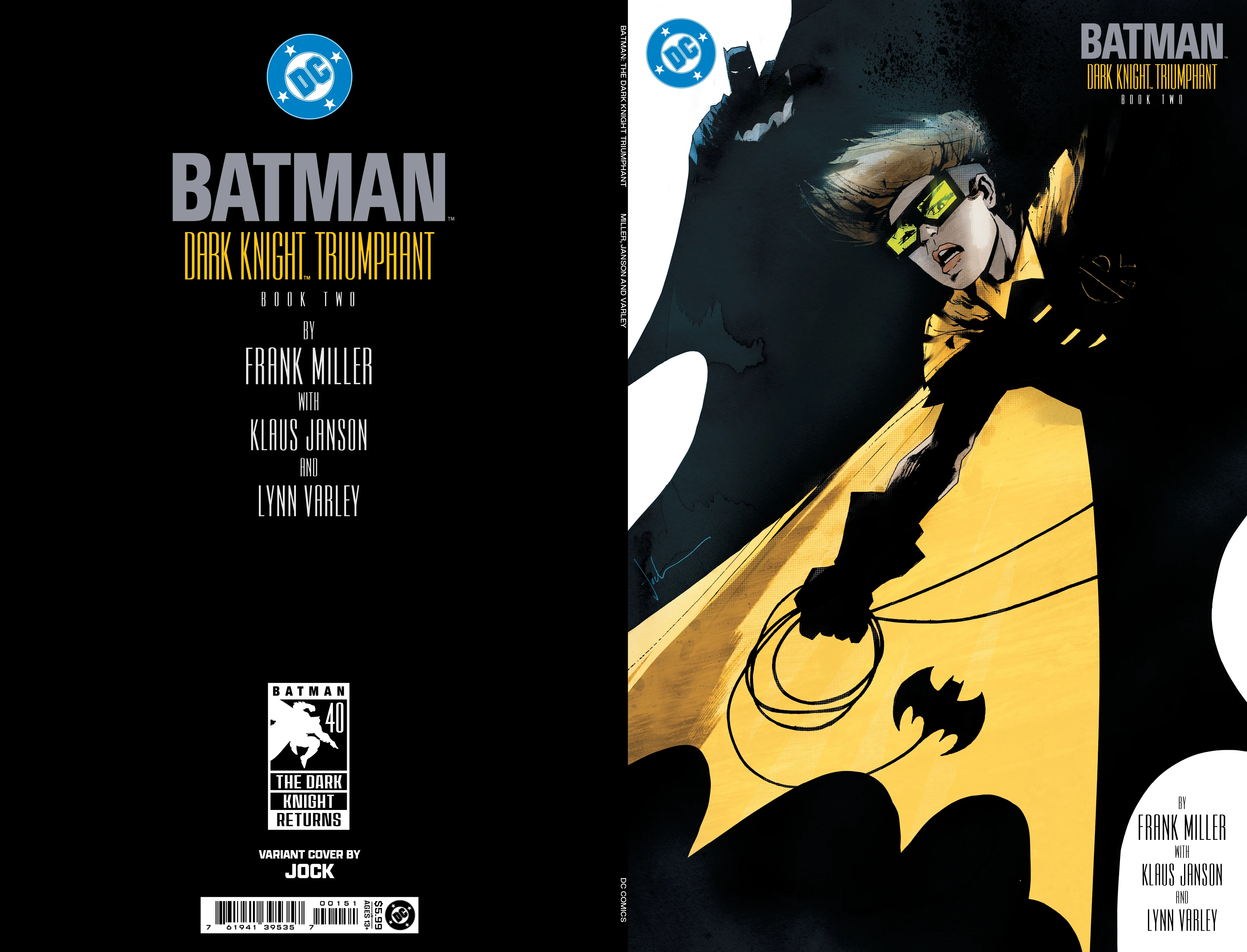 Batman The Dark Knight Returns #2 (Of 4) Facsimile Edition D Jock Variant (03/25/2026) Dc - Image 2