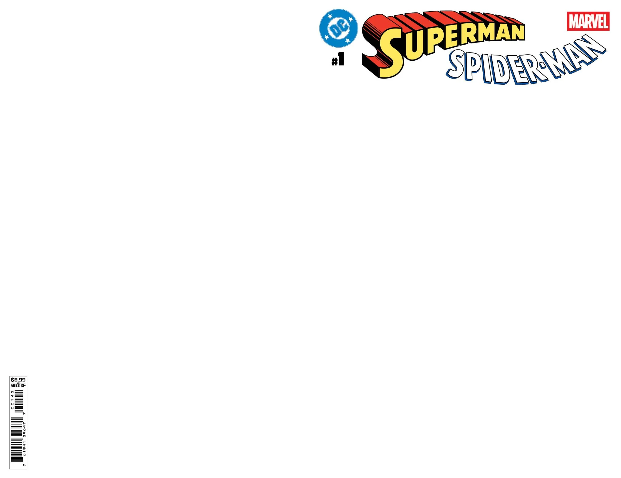 Dc Marvel Superman Spider-Man #1 (One Shot) Z Blank Variant (03/25/2026) Dc - Image 2