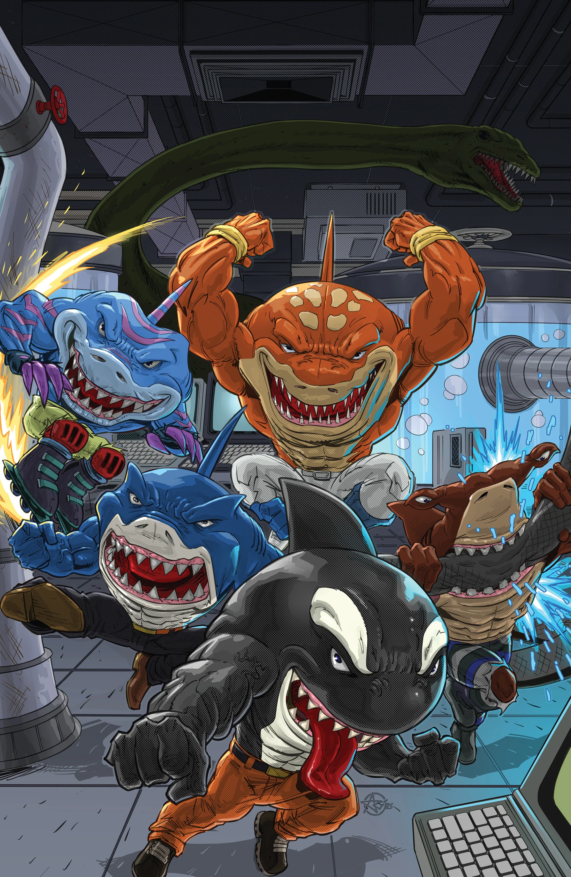 Street Sharks Annual 2026 F 1:25 Medel Virgin (04/29/2026) Idw