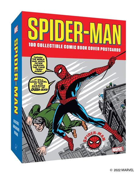 MARVEL SPIDER-MAN 100 COLLECTIBLE COMIC BOOK COVER POSTCARDS (05/13/2026) CHRONICLE BOOKS