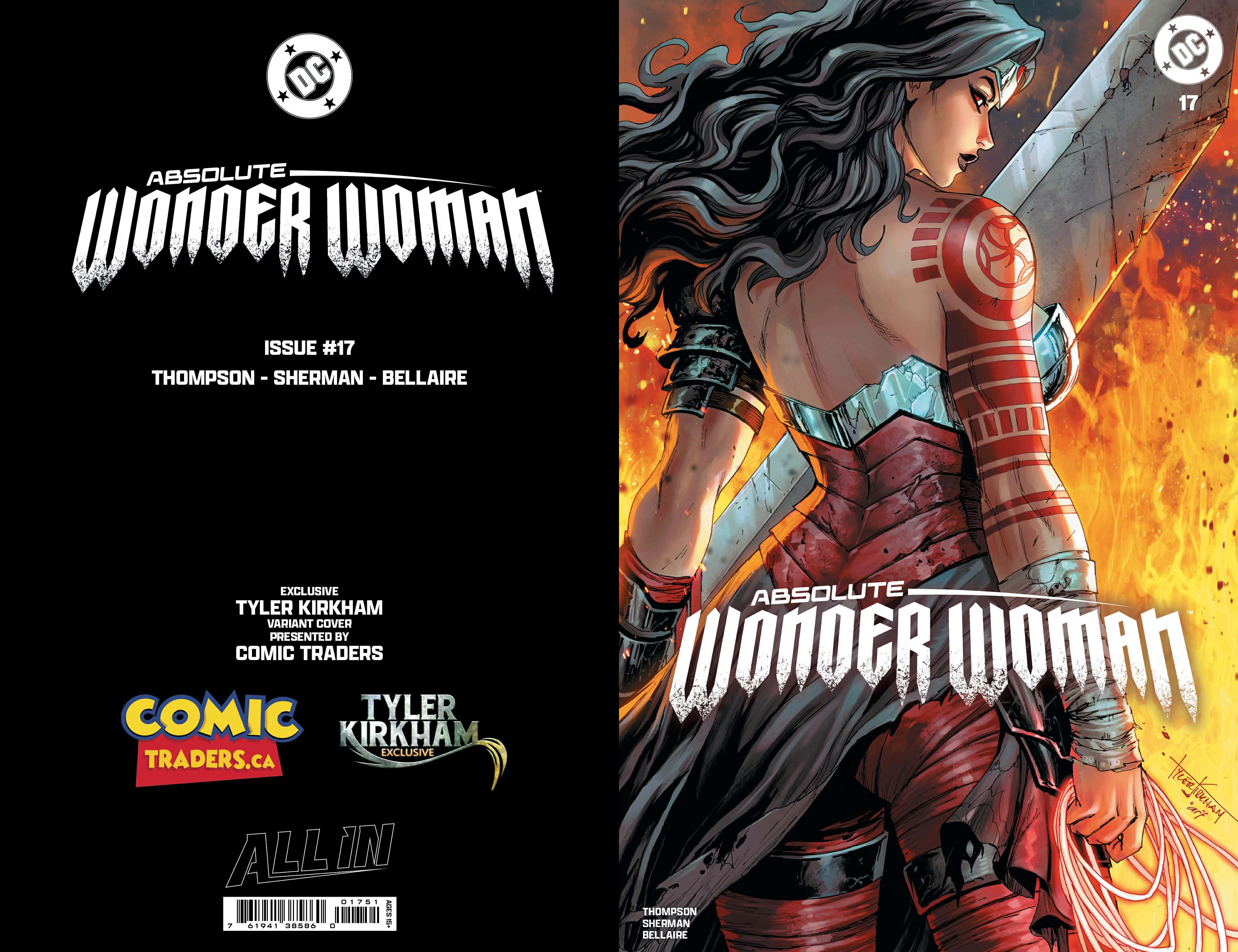 ABSOLUTE WONDER WOMAN #17 TYLER KIRKHAM EXCLUSIVE VAR (02/25/2026) - Image 3
