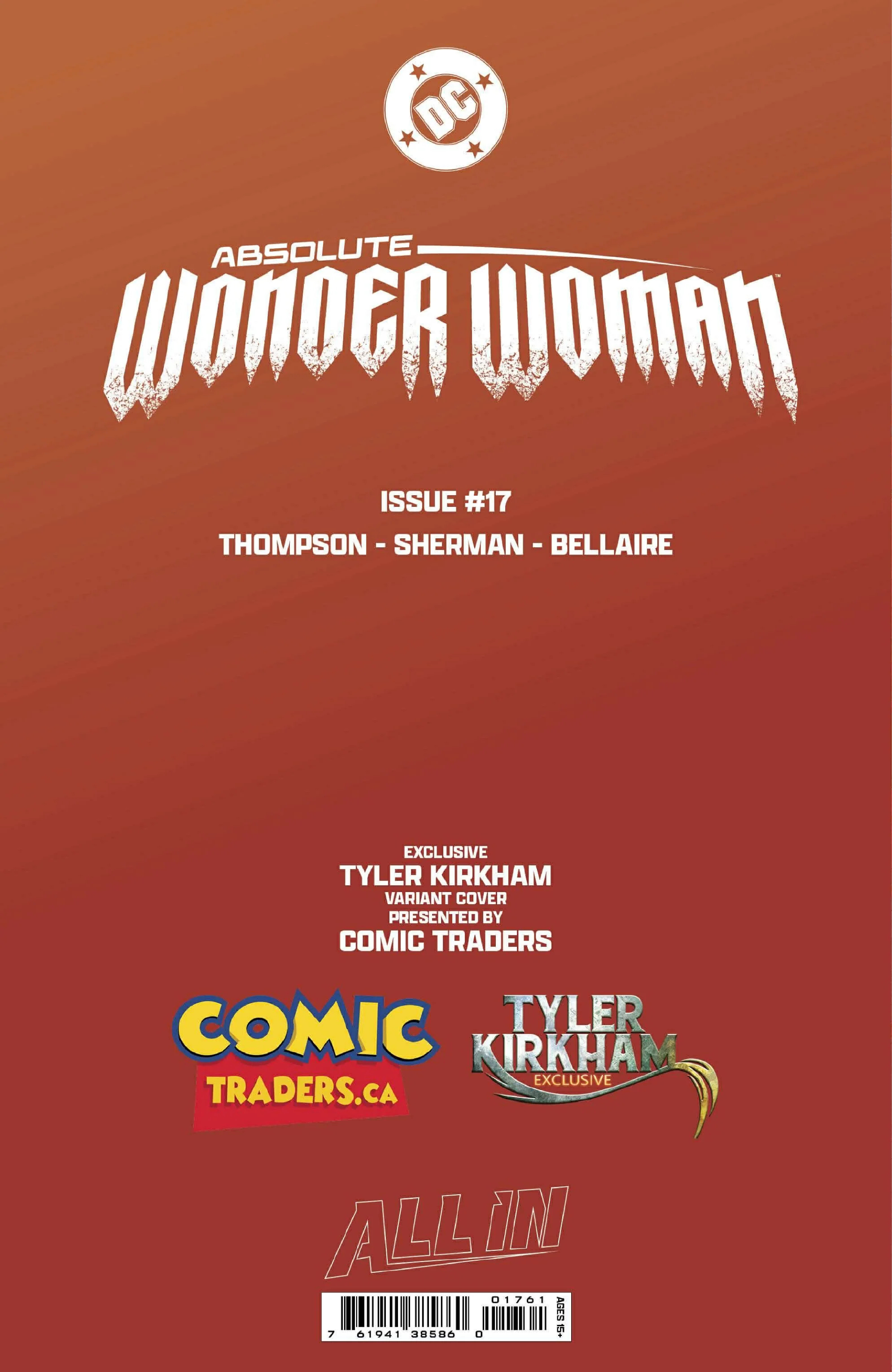 ABSOLUTE WONDER WOMAN #17 TYLER KIRKHAM EXCLUSIVE VIRGIN VAR (02/25/2026) - Image 2