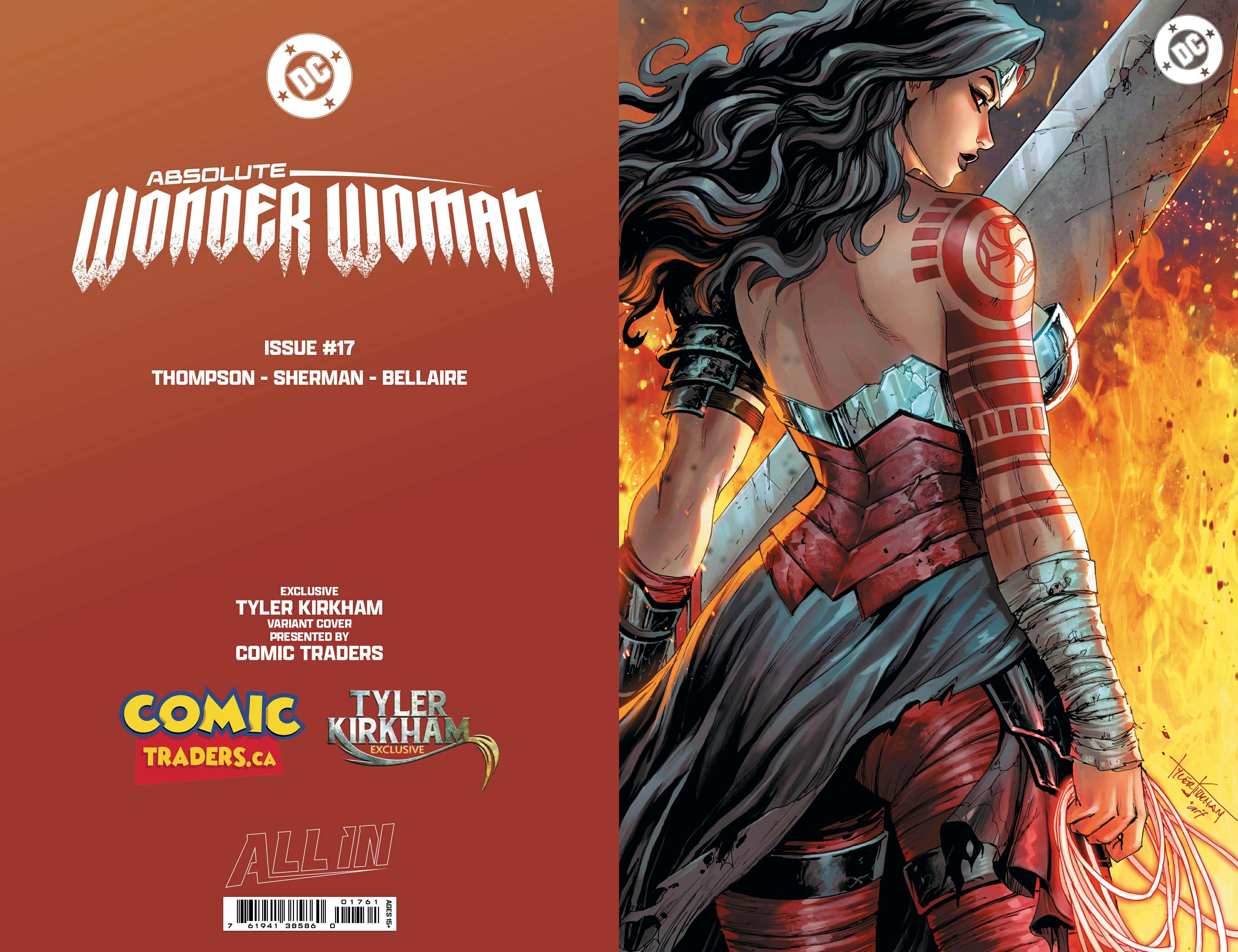 ABSOLUTE WONDER WOMAN #17 TYLER KIRKHAM EXCLUSIVE VIRGIN VAR (02/25/2026) - Image 3