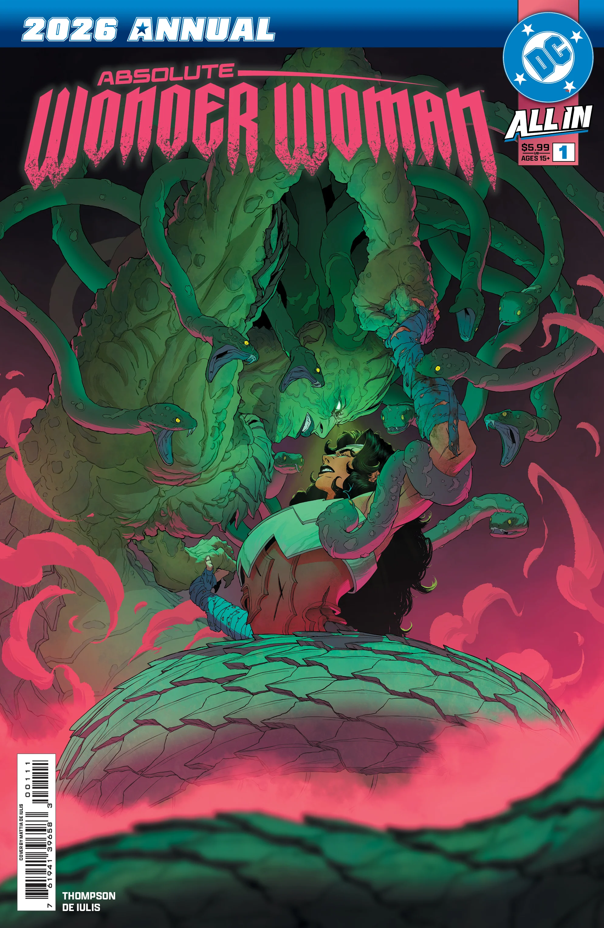 Absolute Wonder Woman Annual 2026 #1 (One Shot) 2nd Print A Mattia De Iulis Variant (04/15/2026) Dc