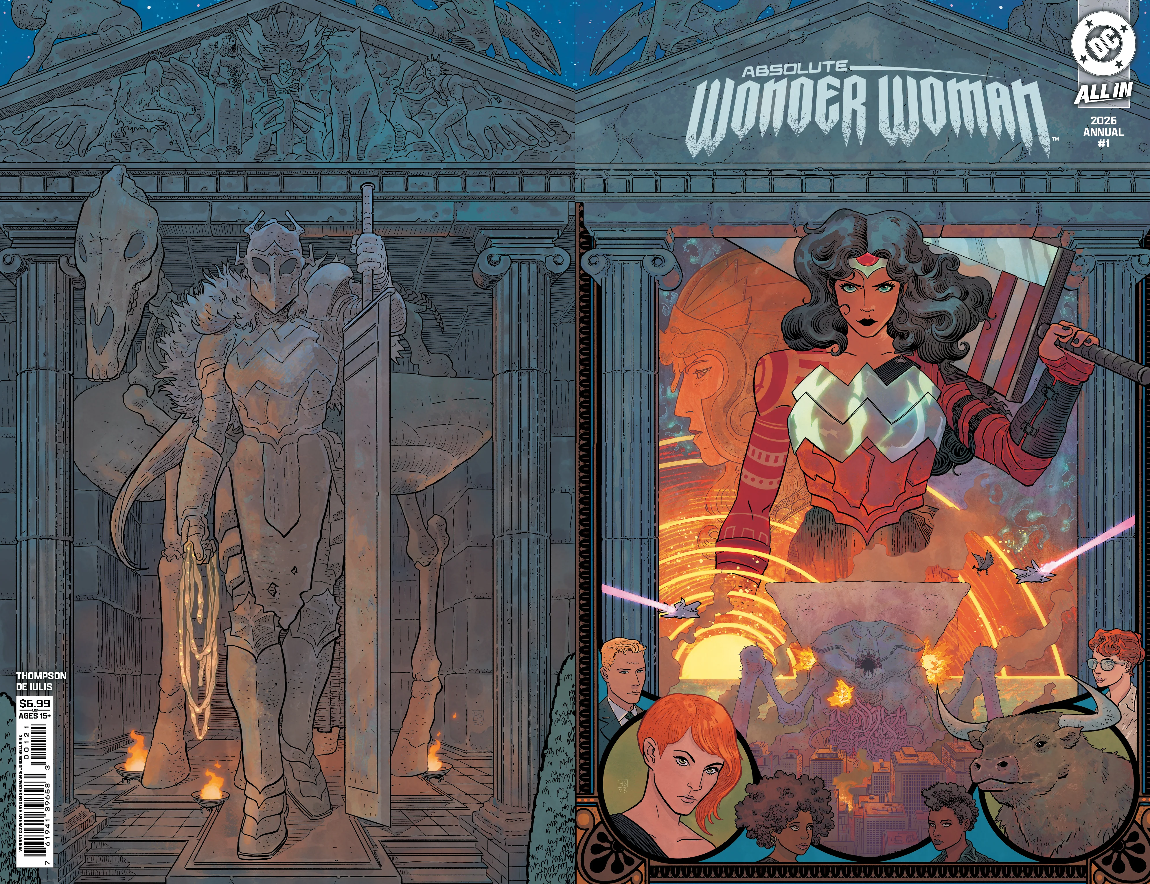 Absolute Wonder Woman Annual 2026 #1 (One Shot) 2nd Print B Hayden Sherman Variant (04/15/2026) Dc - Image 2