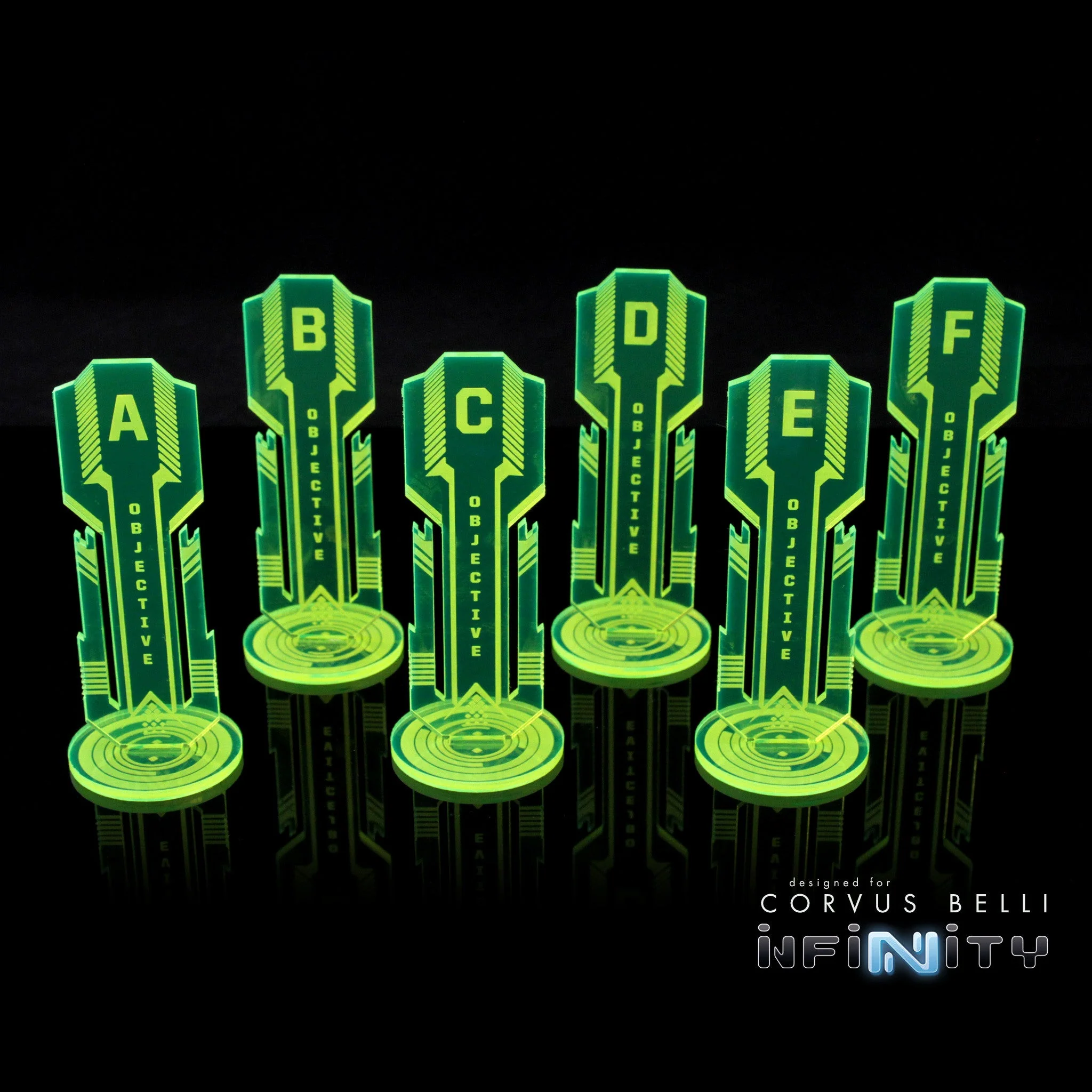 Acrylic Sci Fi Objectives 6 Pack - Image 4