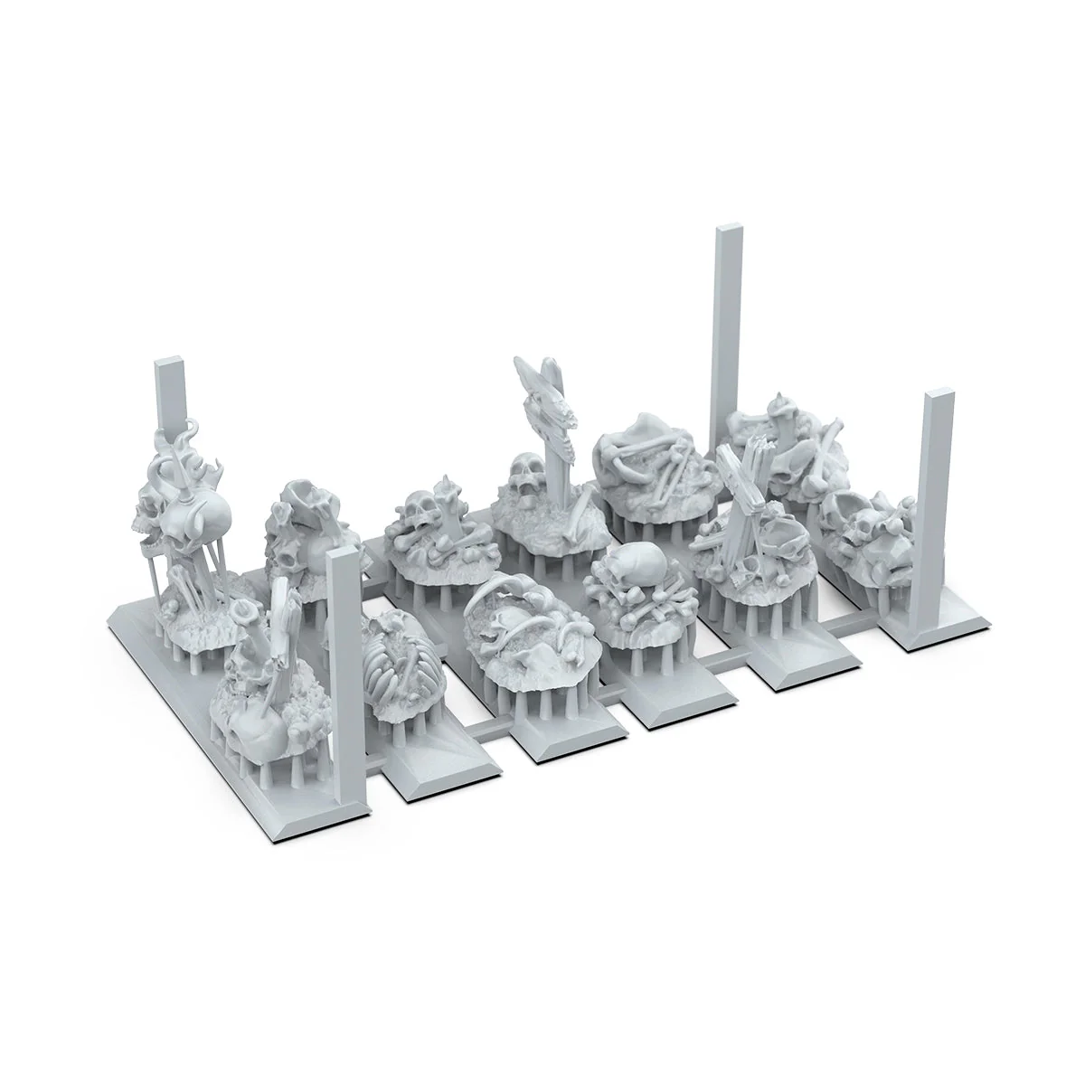AK Interactive Basing Bits: Bones Remains (12 Pieces) - Image 2