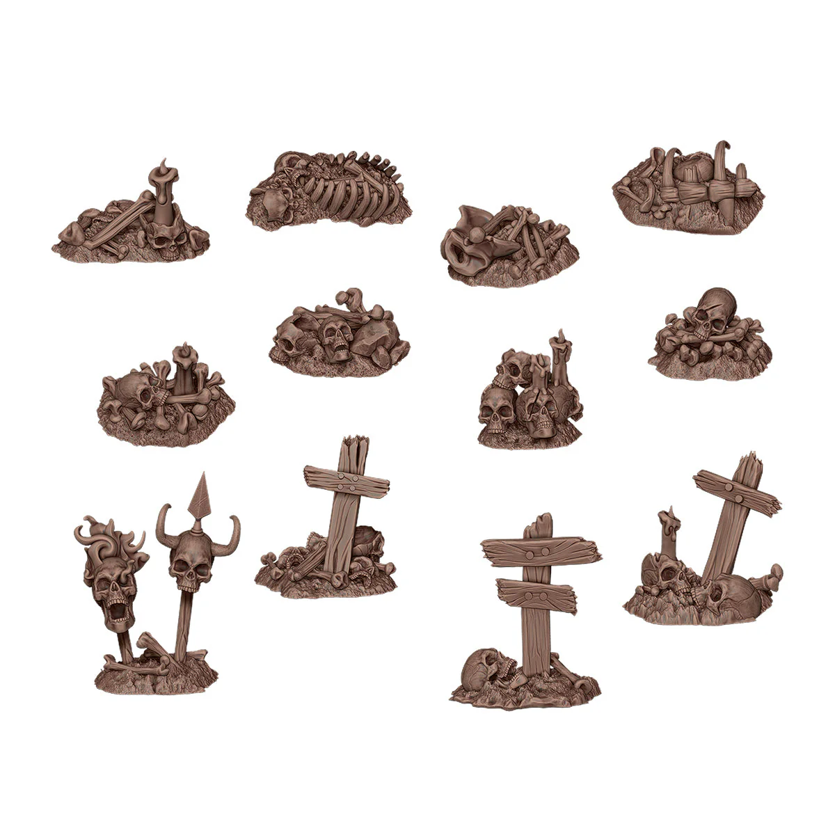 AK Interactive Basing Bits: Bones Remains (12 Pieces) - Image 3