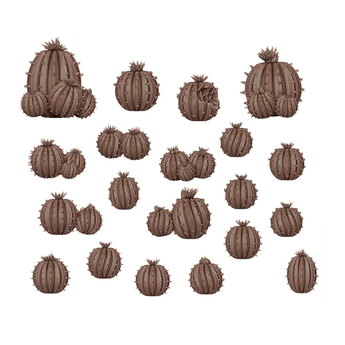 AK Interactive Basing Bits: Cactus Barrel (20 Pieces) - Image 2