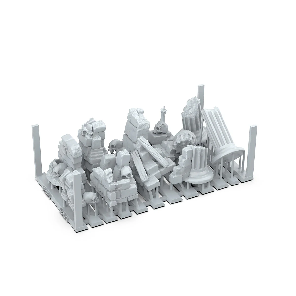 AK Interactive Basing Bits: Village Ruins (12 Pieces) - Image 2
