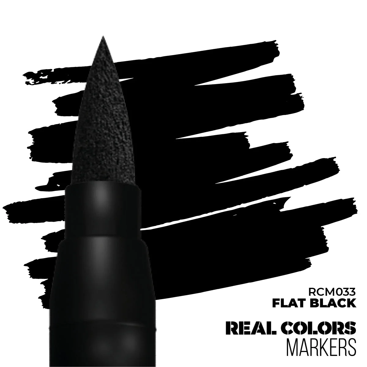 AK Interactive Markers: Real Colors Markers - Flat Black - Image 2