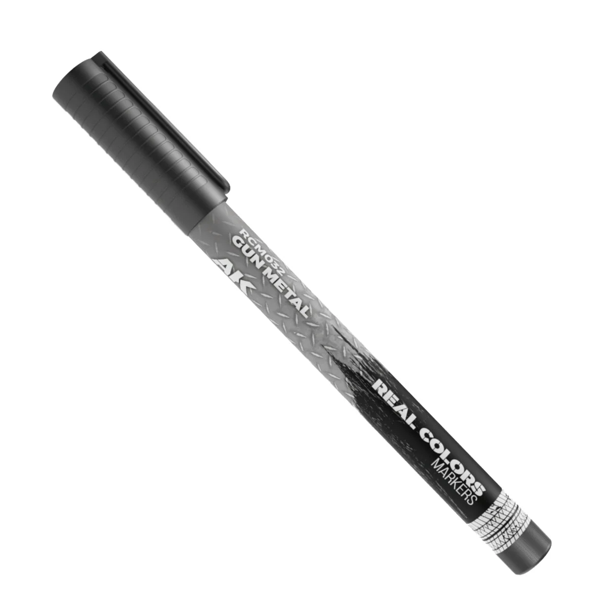 AK Interactive Markers: Real Colors Markers - Gun Metal - Image 2