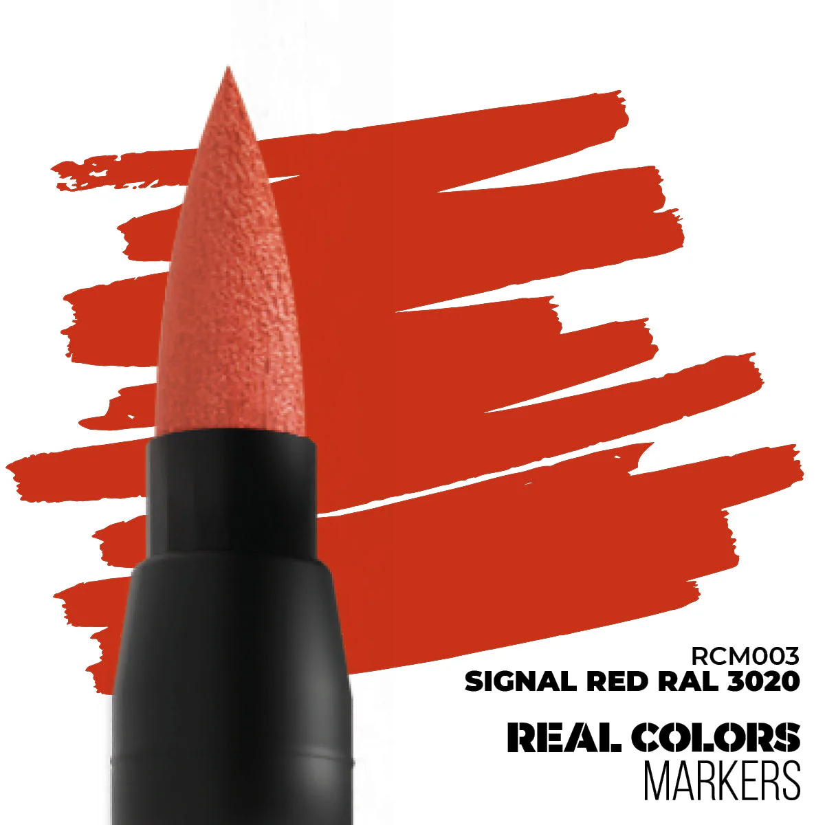 AK Interactive Markers: Real Colors Markers - Signal Red Ral 3020 - Image 2