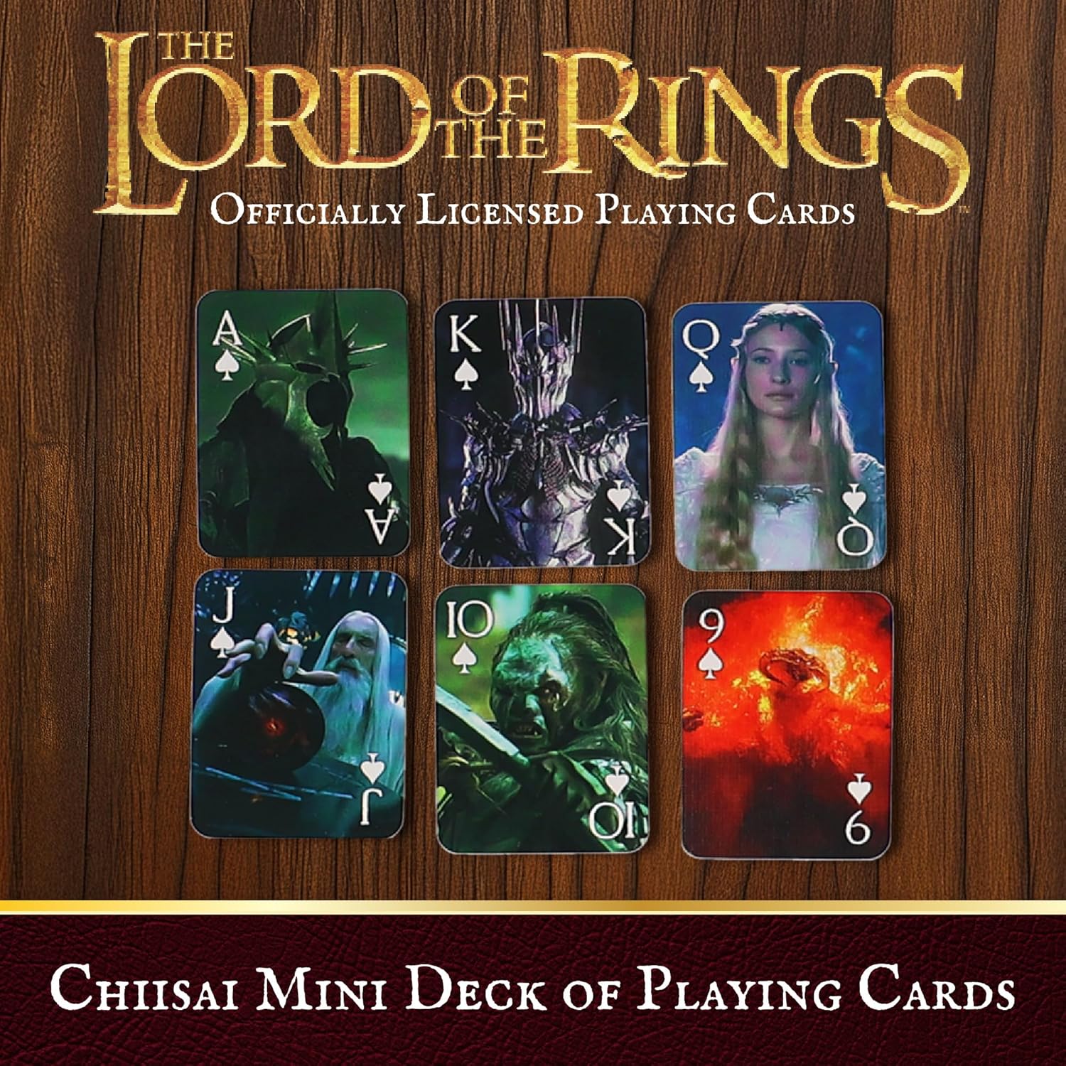 Aquarius Playing Cards: Mini Playing Cards - Chiisai - Lord of the Rings - Image 3