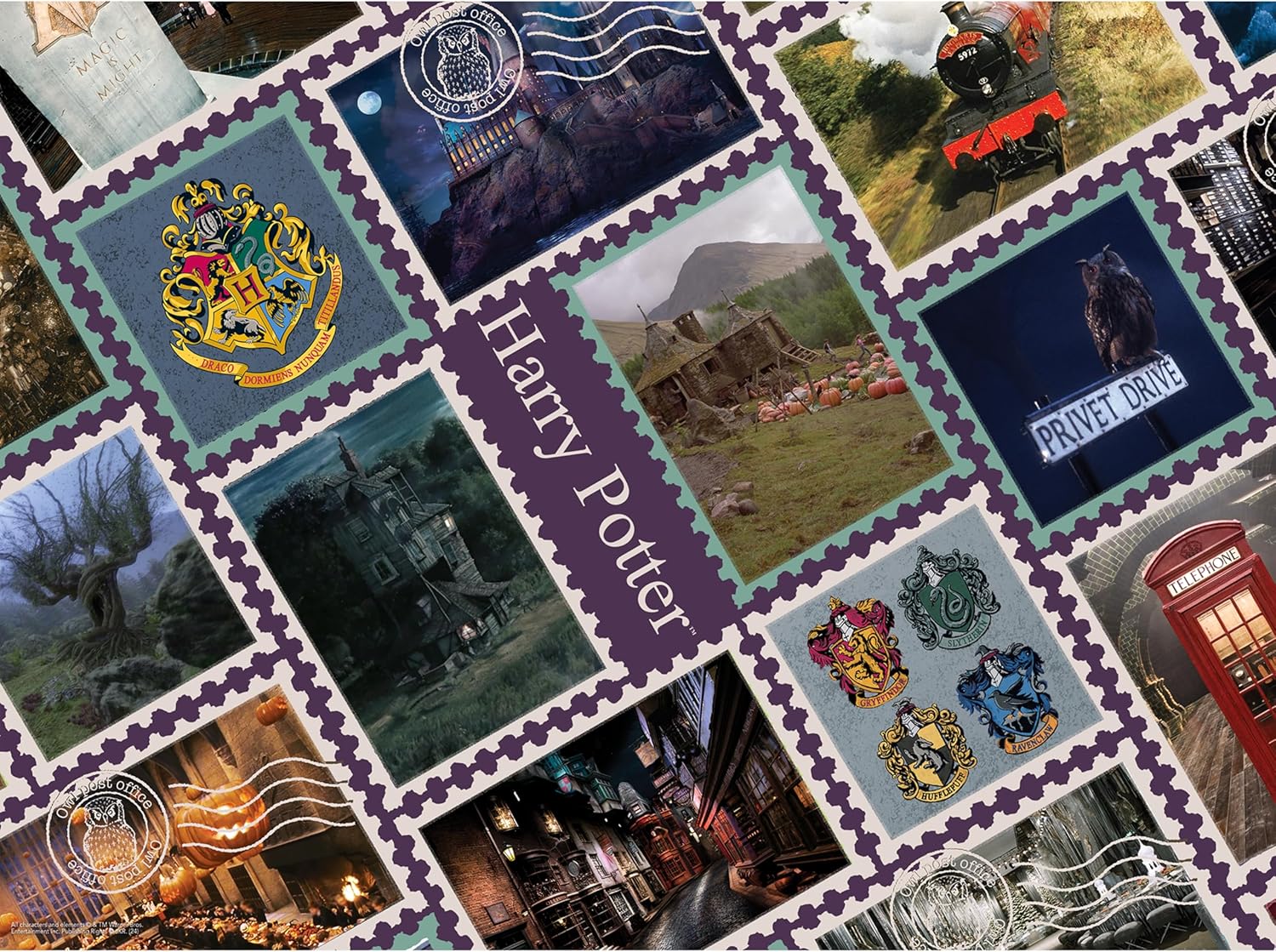 Aquarius Puzzles: Harry Potter - Stamps - Image 2